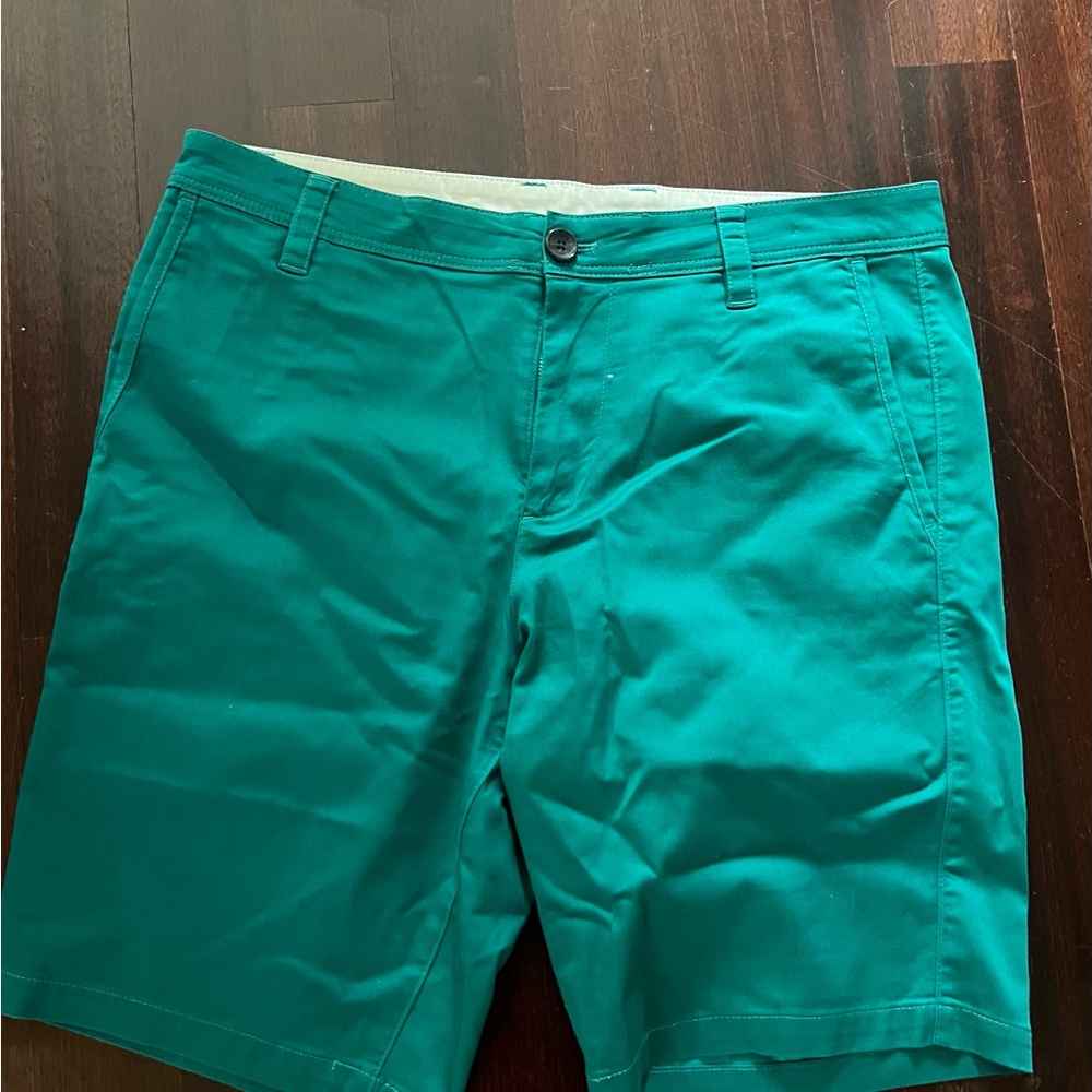 Men's Armani Exchange Green Cotton Shorts